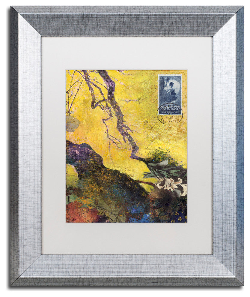 Nick Bantock '124 Golden Bough' Matted Framed Art, 14x11
