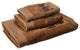 Embroidered 3 Horse Towel Set, Mocha, 3 Piece