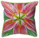 Betsy Drake Pink Lily Large Indoor/Outdoor Pillow  18x18