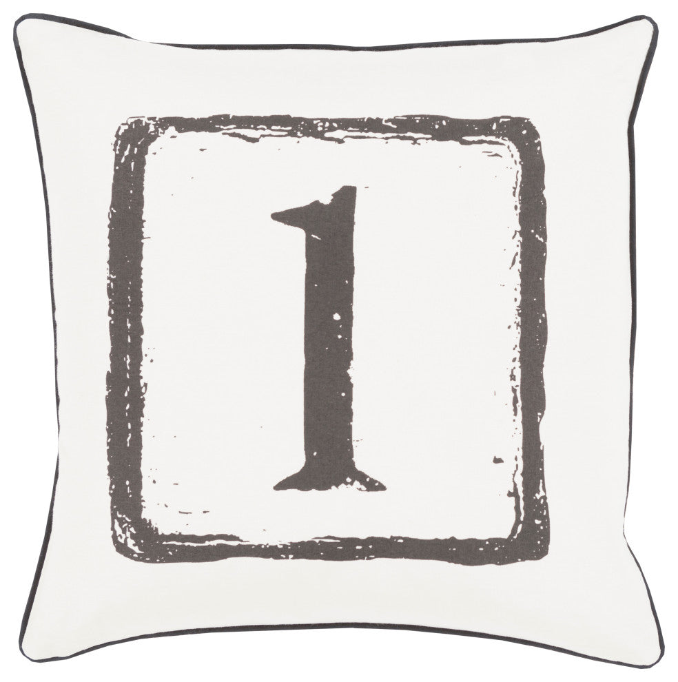 Surya Big Kid Blocks BKB-040 22" x 22" Pillow Kit