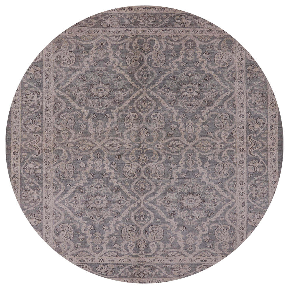 Ahgly Company Indoor Round Mid-Century Modern Area Rugs, 5' Round