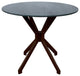 Swivel Counter Metal Pub Set - M-70 Stools 26" or 30", Watusi Madder - Brown, 26", Crackle Glass