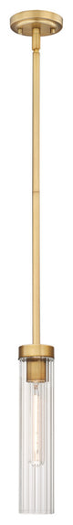 Z-LITE 1-Light Pendant, Rubbed Brass