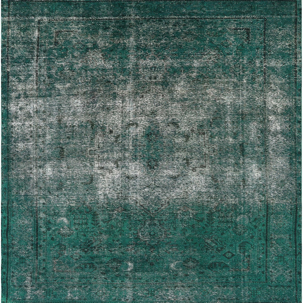 Ahgly Company Indoor Square Mid-Century Modern Area Rugs, 5' Square