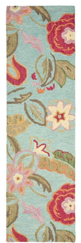 Safavieh Blossom Blm675A Floral Rug, Blue/Multi, 2'6"x12'0" Runner