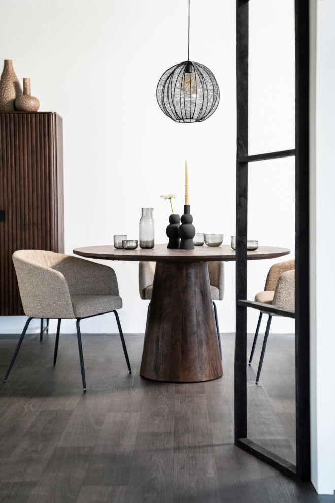 Wooden Pedestal Dining Table | Eleonora Aron