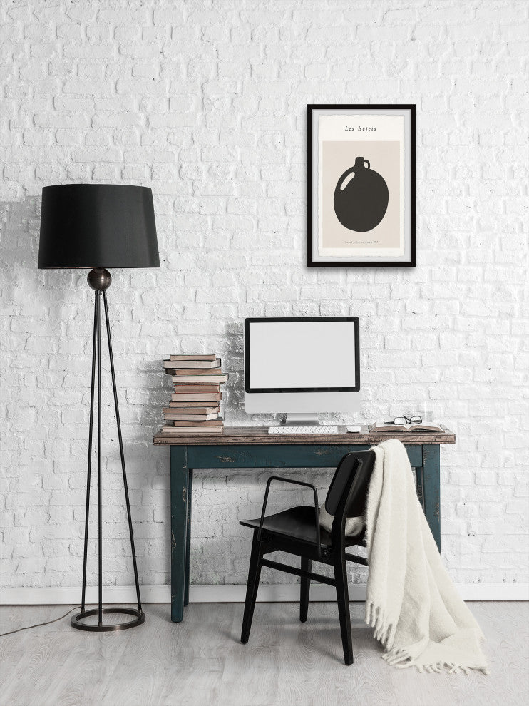 "Les Sujets" Framed Painting Print, 16x24