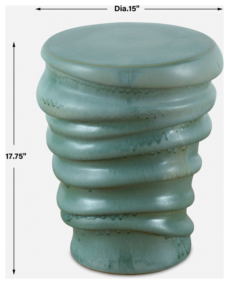 Uttermost Skye Modern Garden Stool