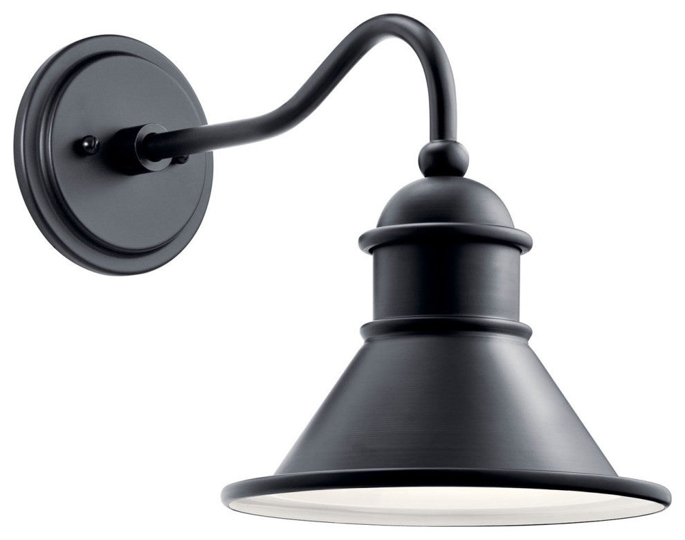 Kichler Northland 1 Light Outdoor Wall Sconce in Black