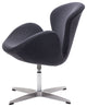 Accent Chair, Steel Metal, Fabric, Gray, Silver, Lounge Lobby Hospitality