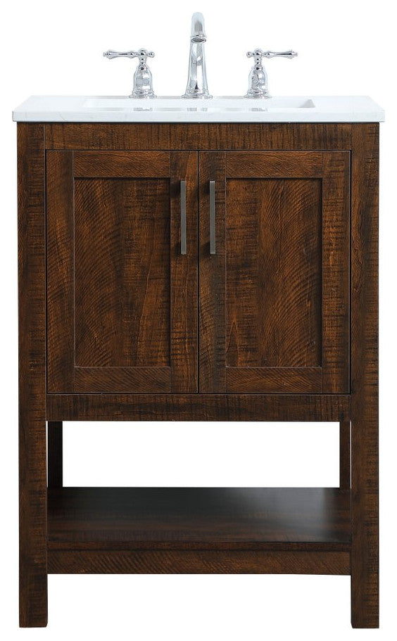 Elegant VF16024EX Bathroom Vanity, Espresso