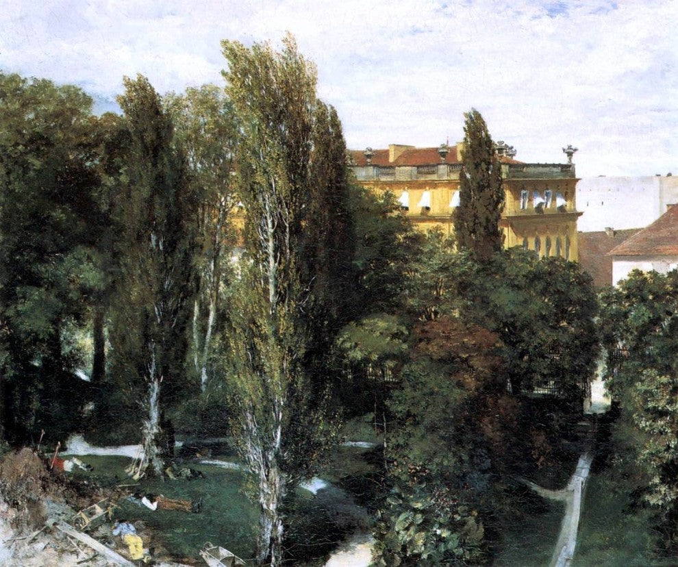 Adolph Von Menzel The Palace Garden of Prince Albert Wall Decal