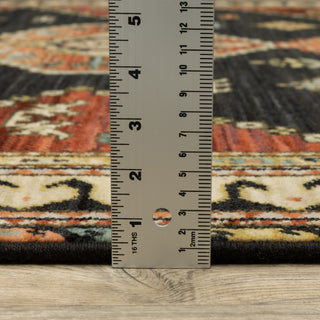 Lilihan 051K6 Charcoal/Multi 2'6" x 12' Rug