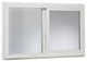 32x20 Vinyl Left, Hand Sliding Window with Dual Pane Insulated Glass