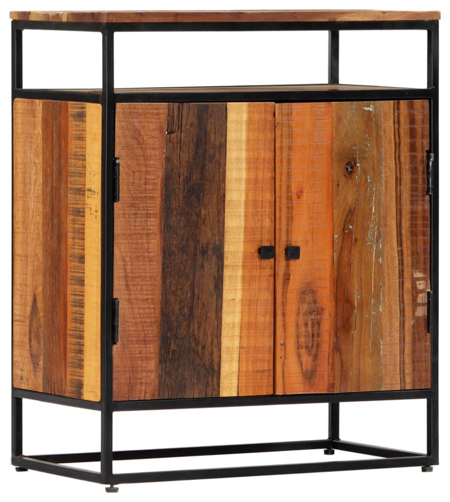 vidaXL Cabinet Sideboard Storage Buffet Cabinet Solid Reclaimed Wood and Steel