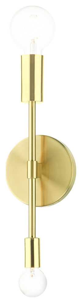 Satin Brass Contemporary Sconce