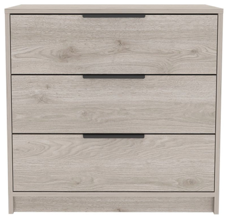 Egeo 3 Drawers Dresser, Light Gray
