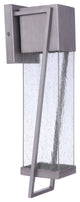 Bryce Outdoor Lantern LED Light  Brushed Titanium