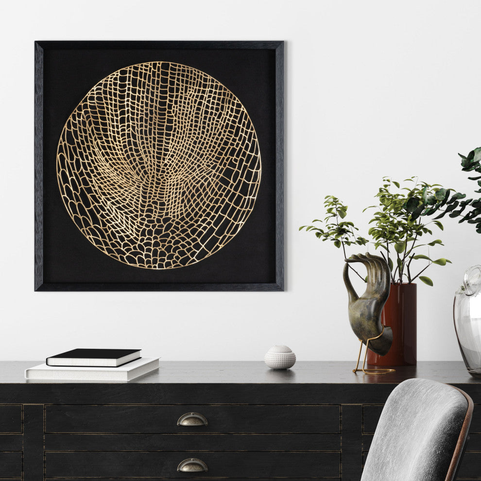 Laced Moon, 24" Shadow Box, Laced Moon I