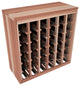 36-Bottle Deluxe Wine Rack,  Redwood, Unstained