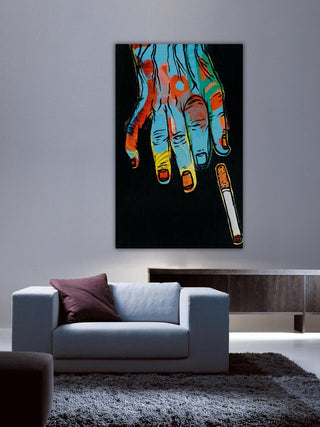 "Cigarette" Print on Canvas