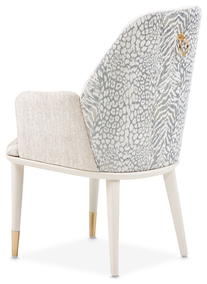 Lisbon Dining Arm Chair, Silken Matte Cream