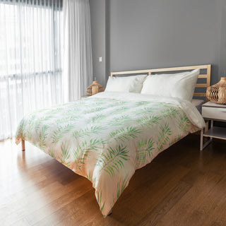 Palm Leaf Queen Duvet Cover