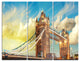 "Tower Bridge London at Sunset" Photo Metal Wall Art, 3 Panels, 36"x28"