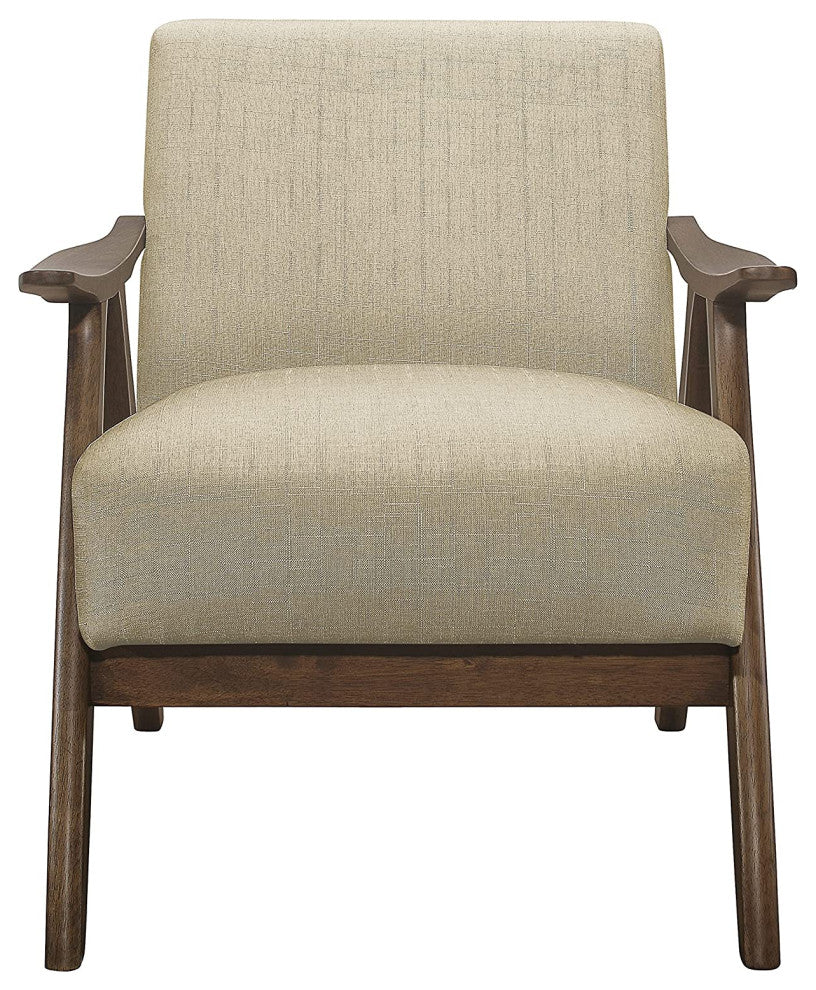 Modern Accent Chair, Brown