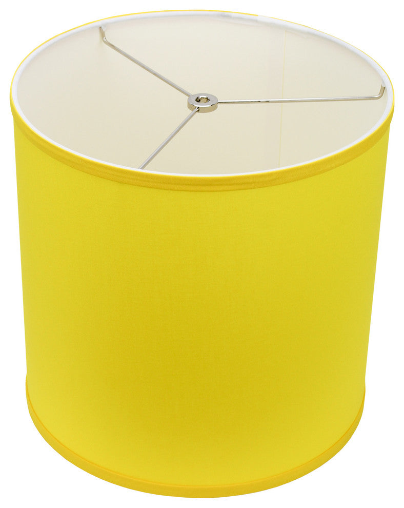 FenchelShades Drum Lampshade 12"x12"x12", Linen Citrus