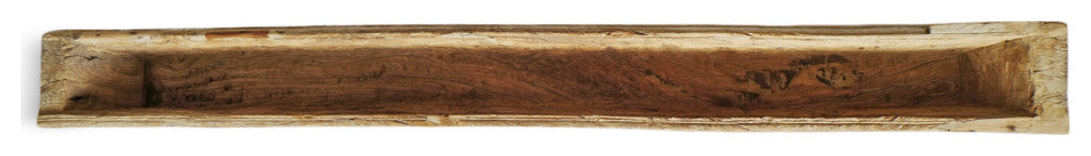 Consigned Old Narrow Wood Trough 2