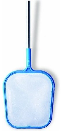 Swimming Pool Leaf Skimmer with Silver Aluminum Pole, 5'
