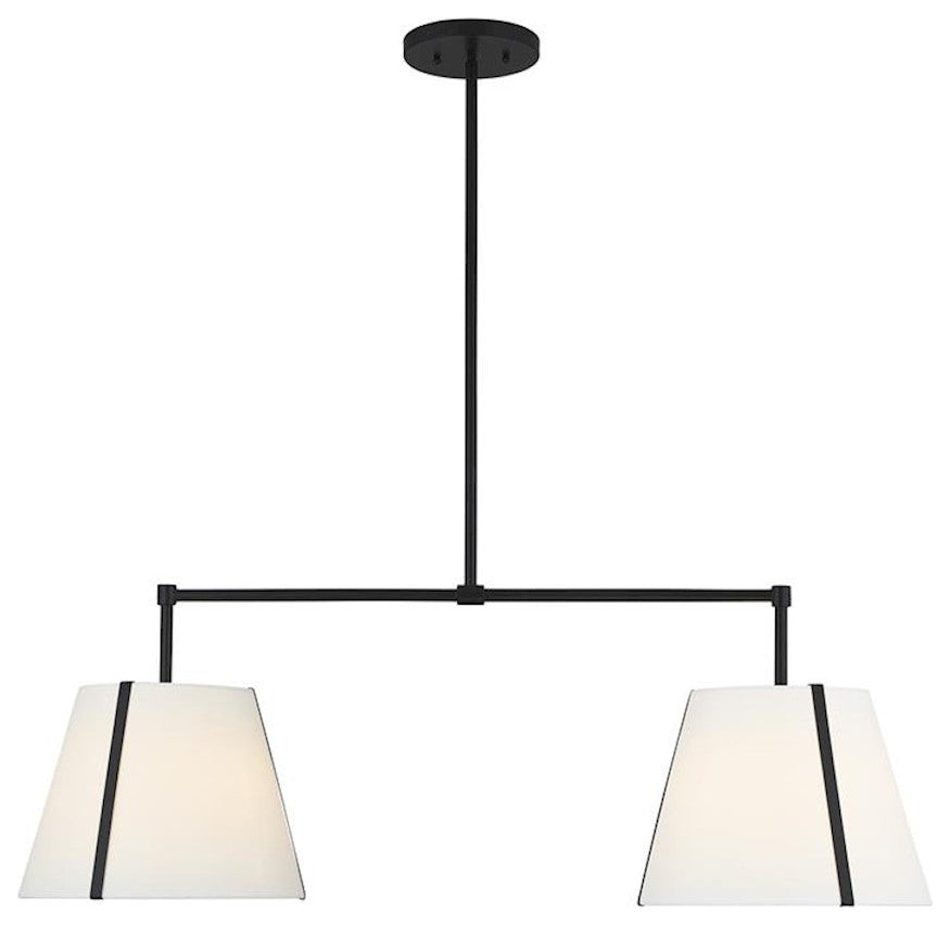 Crystorama FUL-906-BK, 4-Light Chandelier, Black