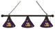 Holland Louisiana State University 3-Shade Billiard Light - Black