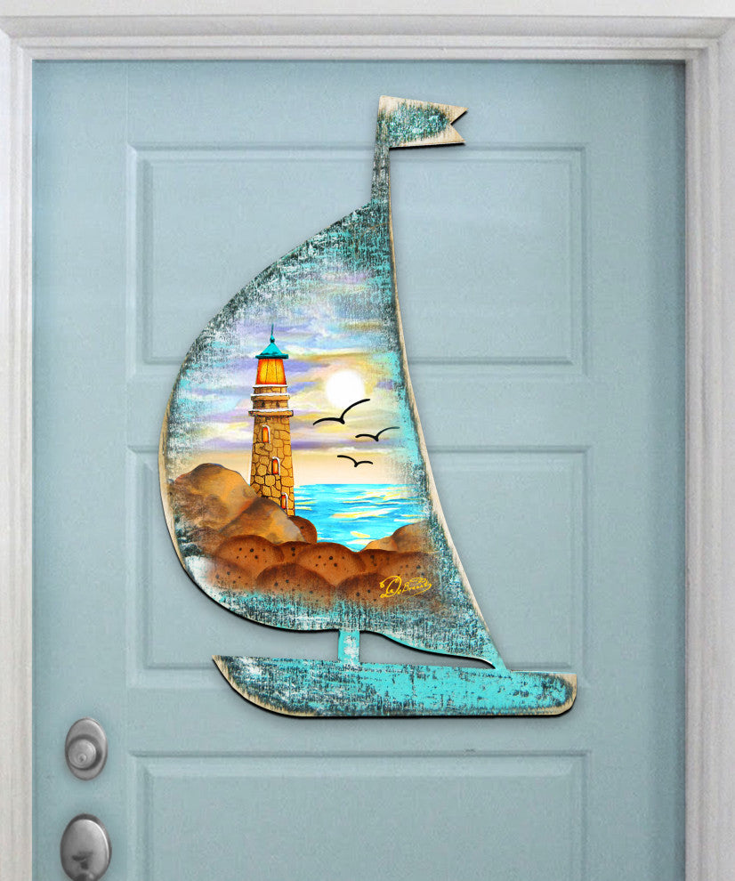 Lighthouse Scenic Boat Scenic