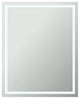 Rectangular Frameless Dimmable Anti-Fog Wall Mounted LED Bathroom Vanity Mirror, 24"x 36"
