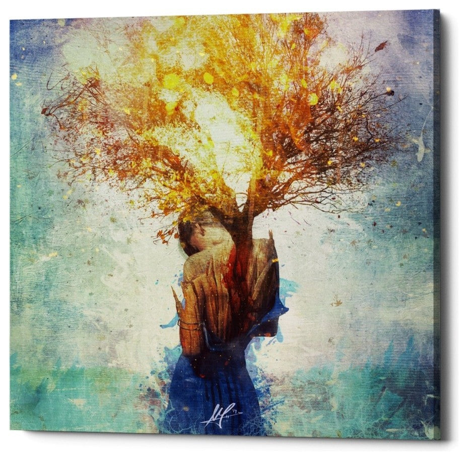 Cortesi Home "Forgiveness" by Mario Sanchez Nevado, Giclee Canvas Art, 37"x37"