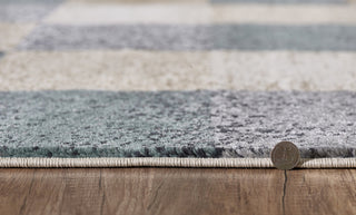 Avalon Checkered Area Rug, Ivory, 7'10 X 9'10