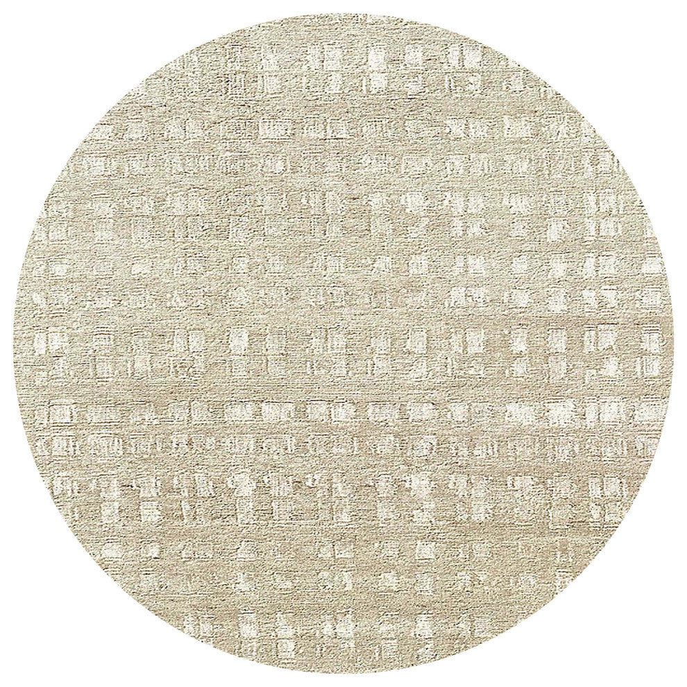 Ahgly Company Indoor Round Mid-Century Modern Area Rugs, 5' Round
