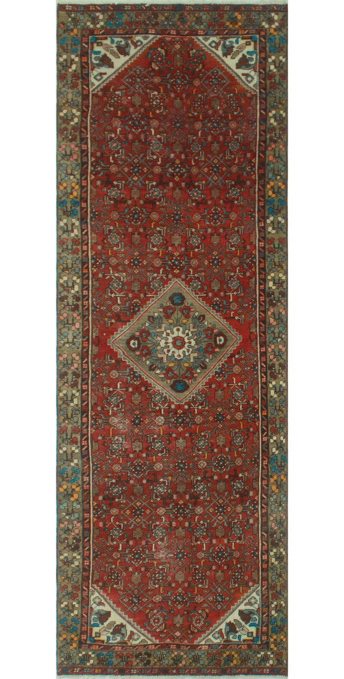 Vintage Distressed Beldon Rust Runner