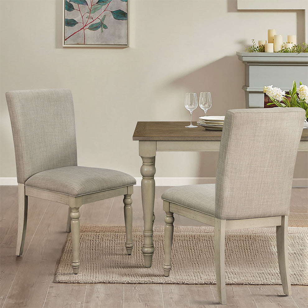 Martha Stewart Fiona Farmhouse Oak Veneer, Dining Chair