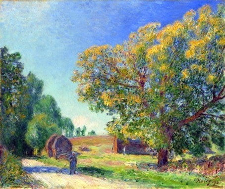Alfred Sisley A Forest Clearing, 20"x25" Wall Decal Print