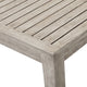 Bar Side Table, Rectangular, Wood, Gray, Modern, Outdoor Patio Cafe Bistro
