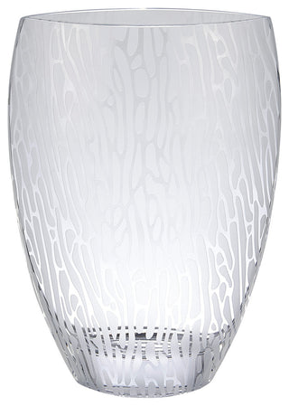 Raindrops Mouth Blown European 12" Crystal Vase