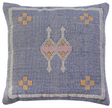 Safavieh Petrea Pillow Sky Blue 18" X 18"