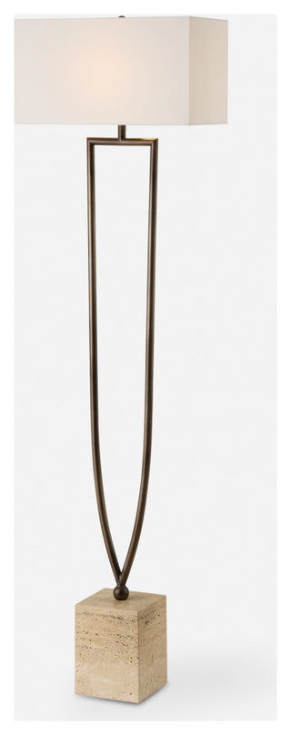 Uttermost 30399 Fork In The Road 64" Tall Buffet Floor Lamp - Multi-Colored