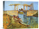 "Langlois Bridge Women Washing" Canvas Giclee by Vincent Van Gogh, 16"x13"