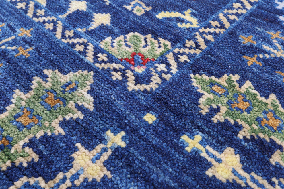 Hand Knotted Turkish Oushak Rug 6' 2" X 8' 9" - Q15942