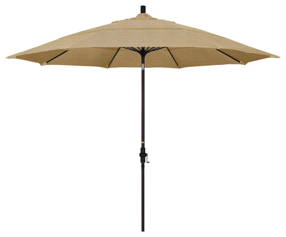 Fiberglass Umbrella Collar Tilt, Sunbrella, Linen Sesame, 11'