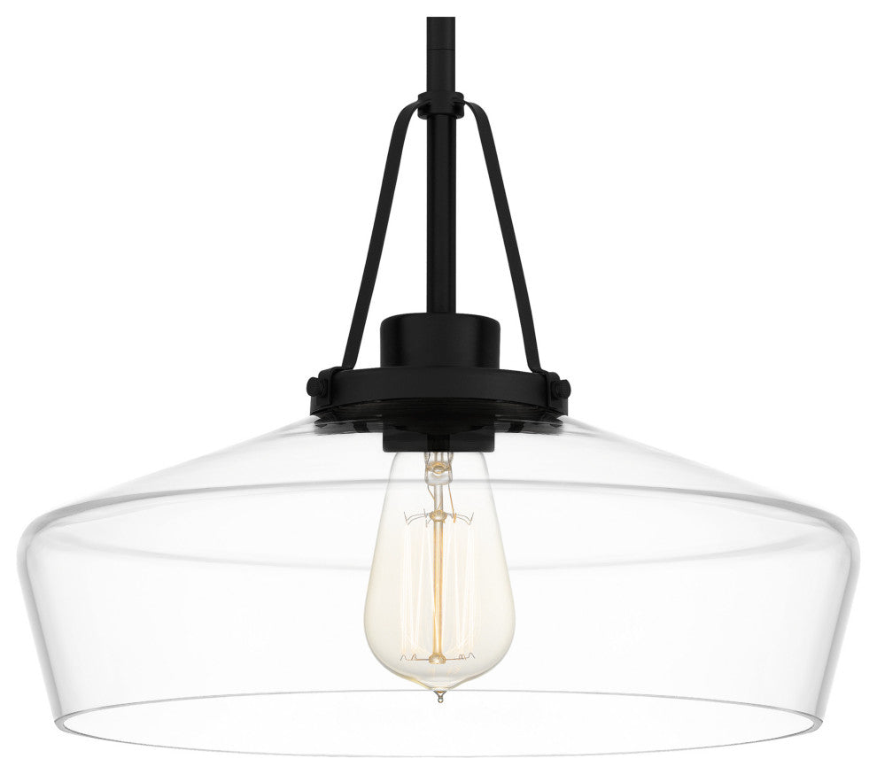 Quoizel QP5584 14"W Pendant - Matte Black